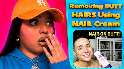 nair kevin|Removing BUTT HAIRS Using NAIR Cream A Visual。